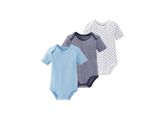 3er-Pack Bodys kurzarm