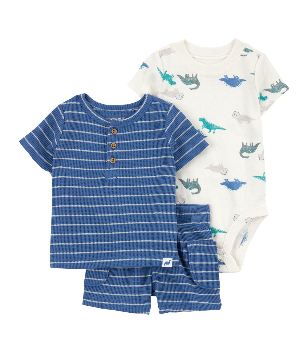 3-tlg. Set Body kurzarm