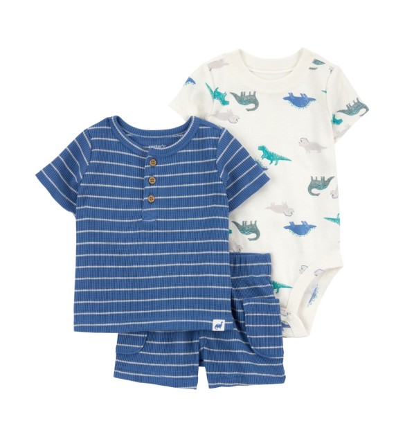 3-tlg. Set Body kurzarm