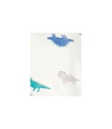 3-tlg. Set Body kurzarm, T-Shirt und Shorts Ringel Dinos