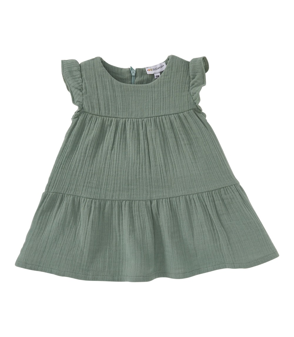 Musselin-Kleid kurzarm