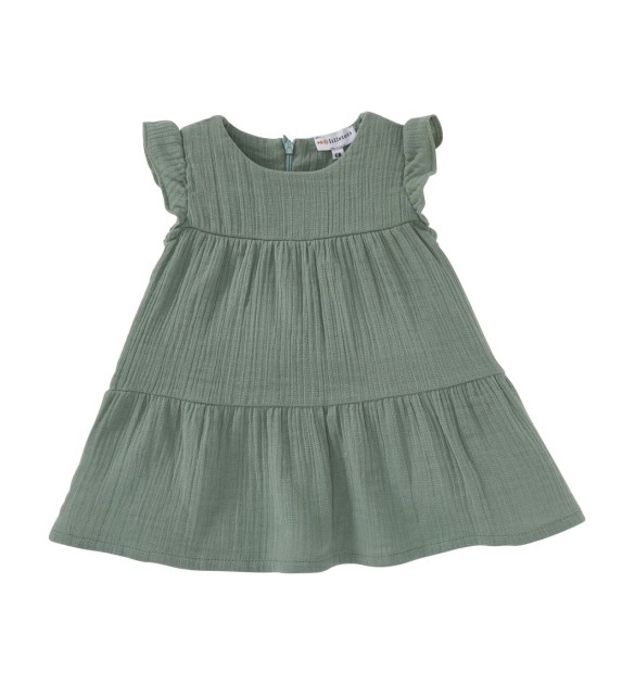 Musselin-Kleid kurzarm