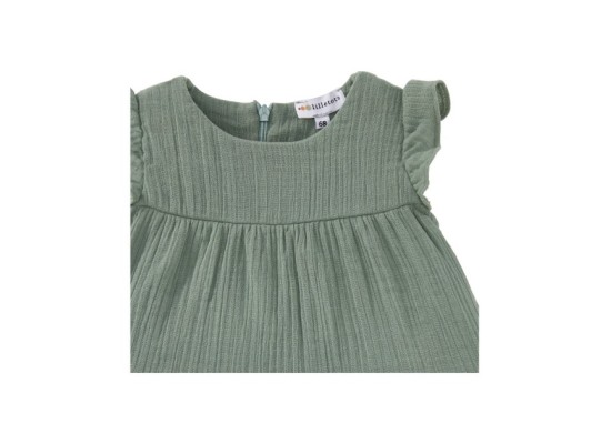 Musselin-Kleid kurzarm