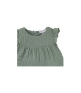 Musselin-Kleid kurzarm