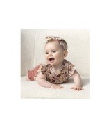 Krepp-T-Shirt Blumen Volant