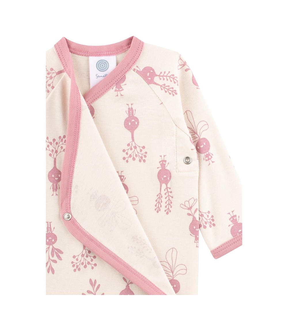 Wickelbody langarm Radieschen