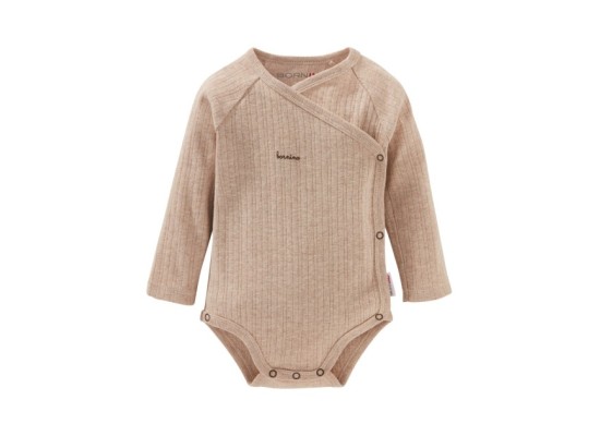 Wickelbody langarm Rippqualität