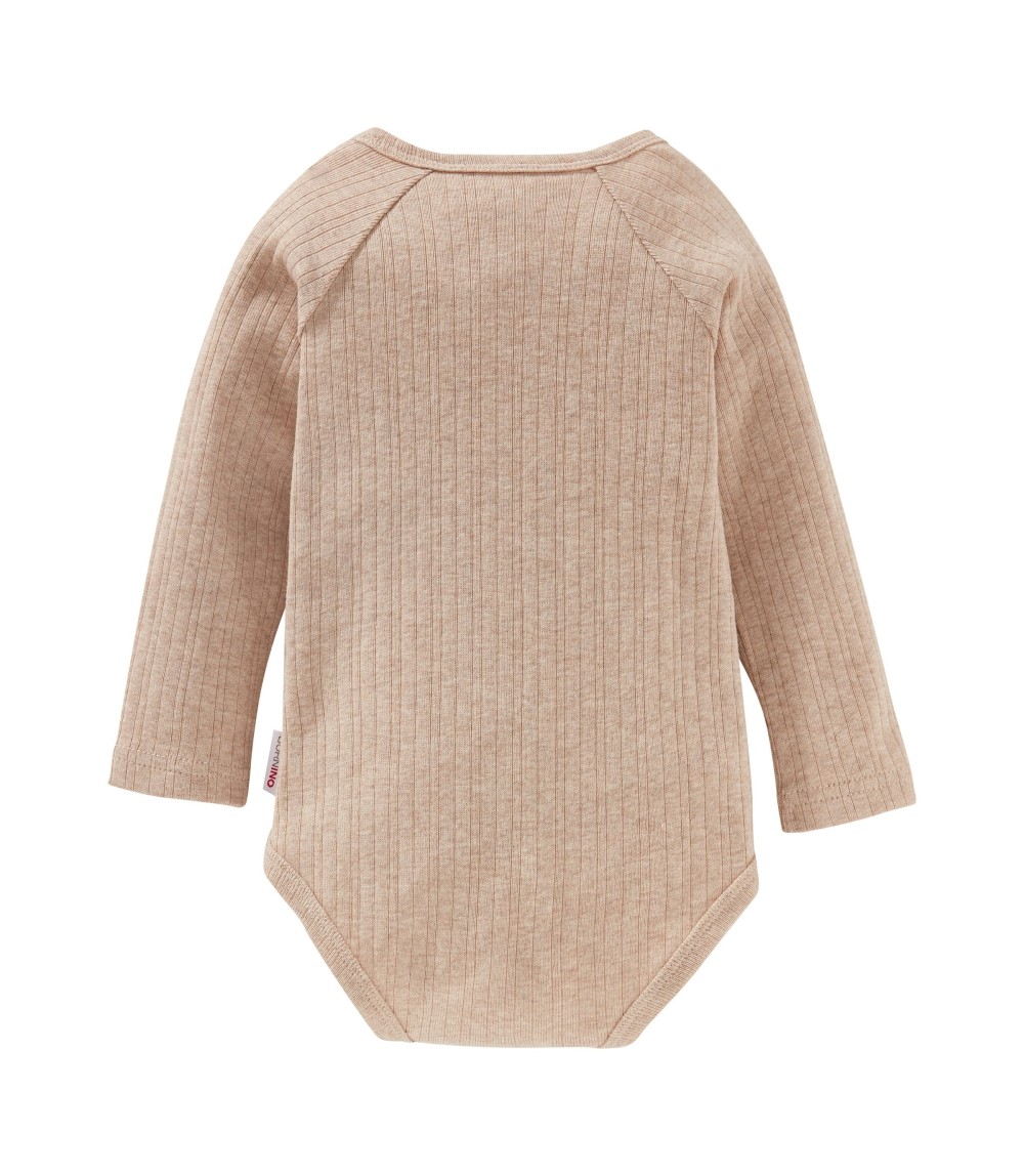 Wickelbody langarm Rippqualität