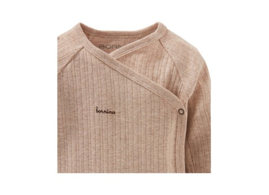 Wickelbody langarm Rippqualität