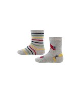 2er-Pack Socken Autos Ringel