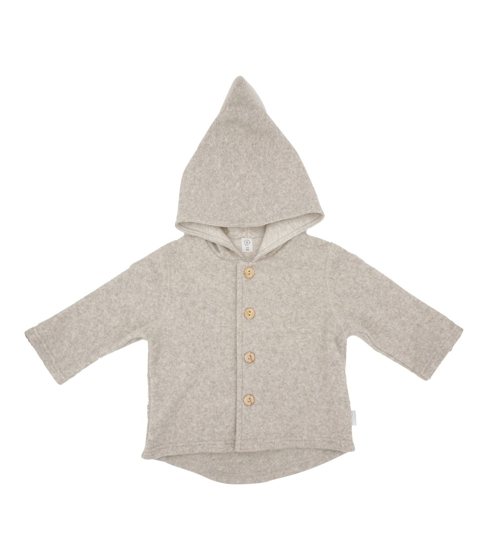 Baumwollfleece-Jacke