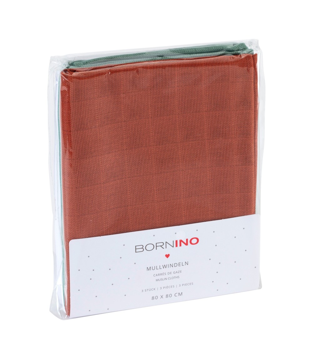 3er-Pack Mullwindeln 80x80 cm