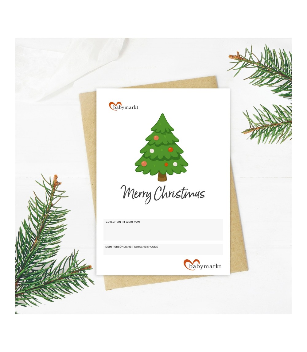 Geschenkgutschein Merry Christmas
