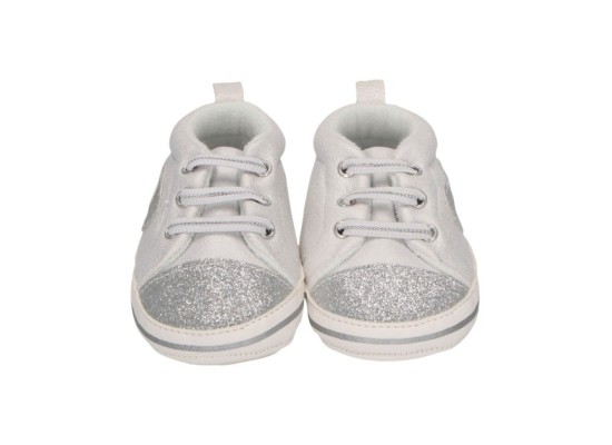 Babyschuhe Glitzer Herz