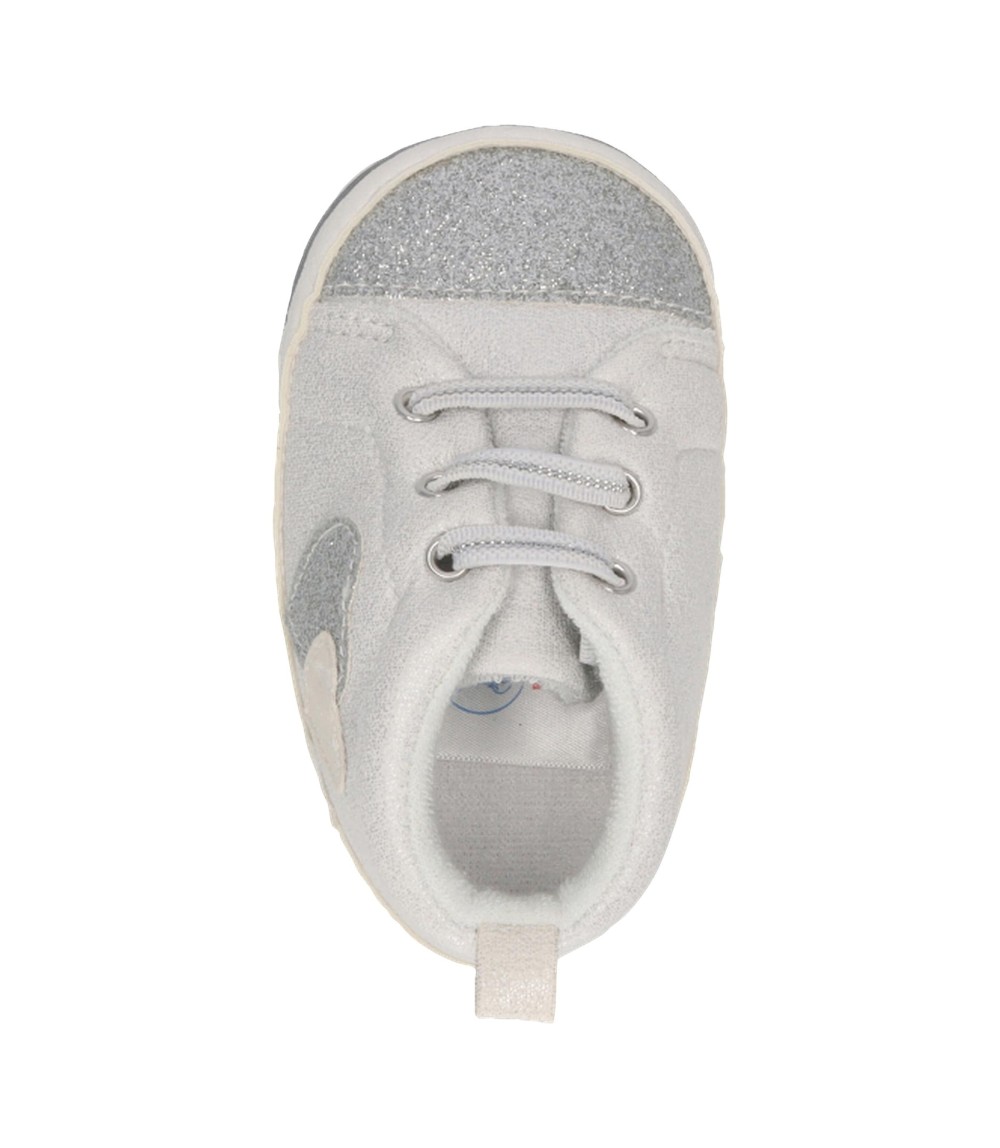 Babyschuhe Glitzer Herz