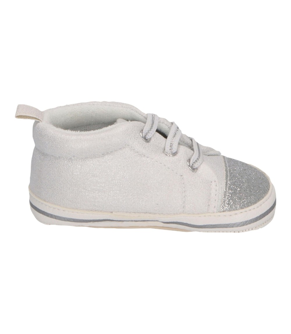 Babyschuhe Glitzer Herz