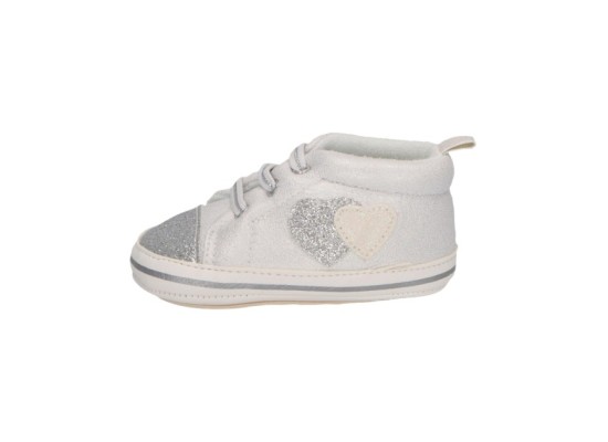 Babyschuhe Glitzer Herz