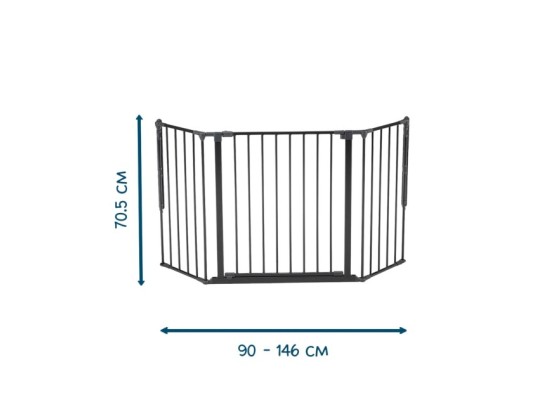 Schutzgitter Flex M 90-146 cm
