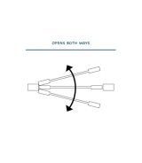 Schutzgitter Flex M 90-146 cm