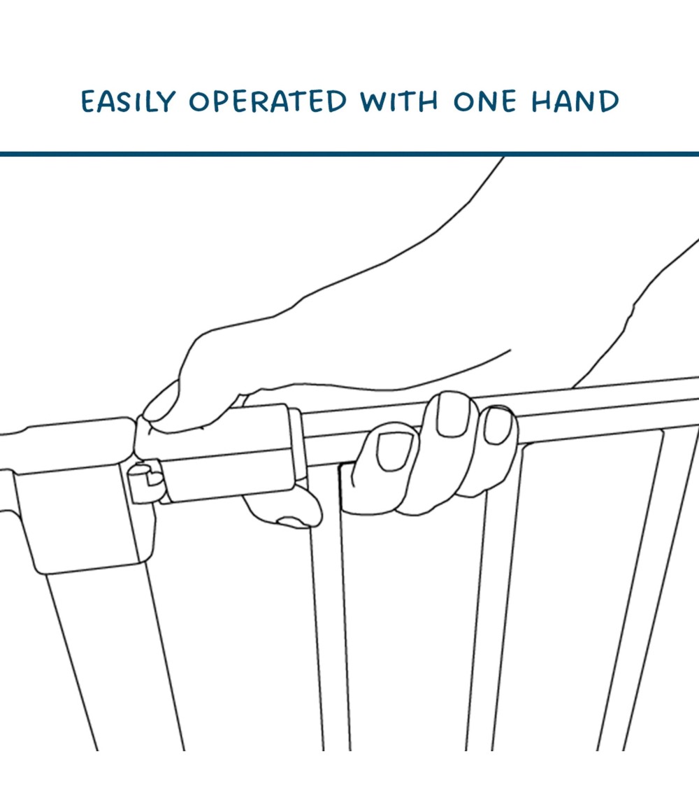 Schutzgitter Flex M 90-146 cm