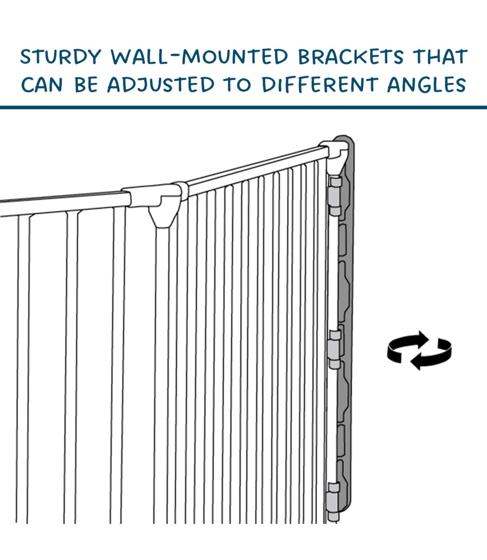Schutzgitter Flex M 90-146 cm
