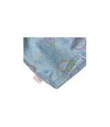 Jeans-Kleid kurzarm Ananas