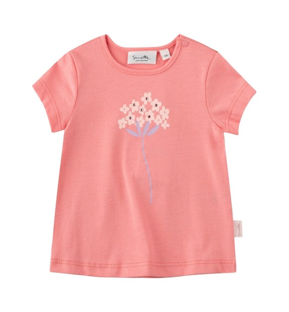 T-Shirt Blumen Glitzer