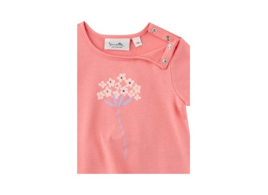 T-Shirt Blumen Glitzer