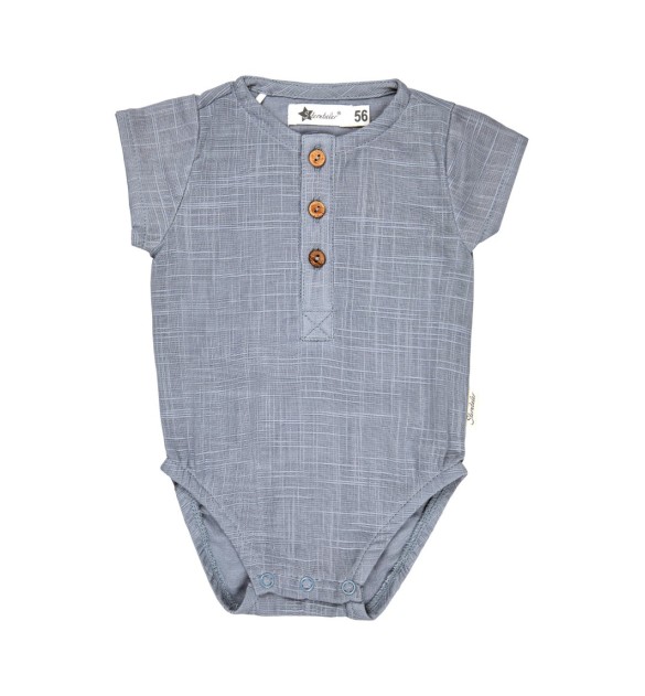 Body kurzarm Leinenoptik