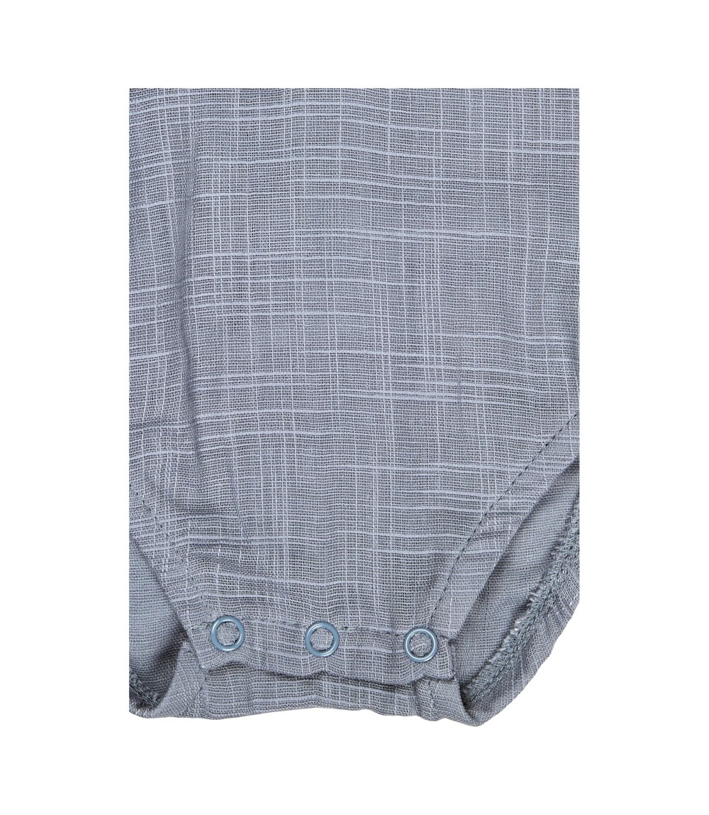 Body kurzarm Leinenoptik