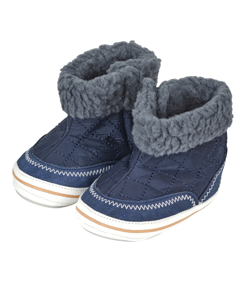 Stepp-Winterschuhe mit Klettverschluss