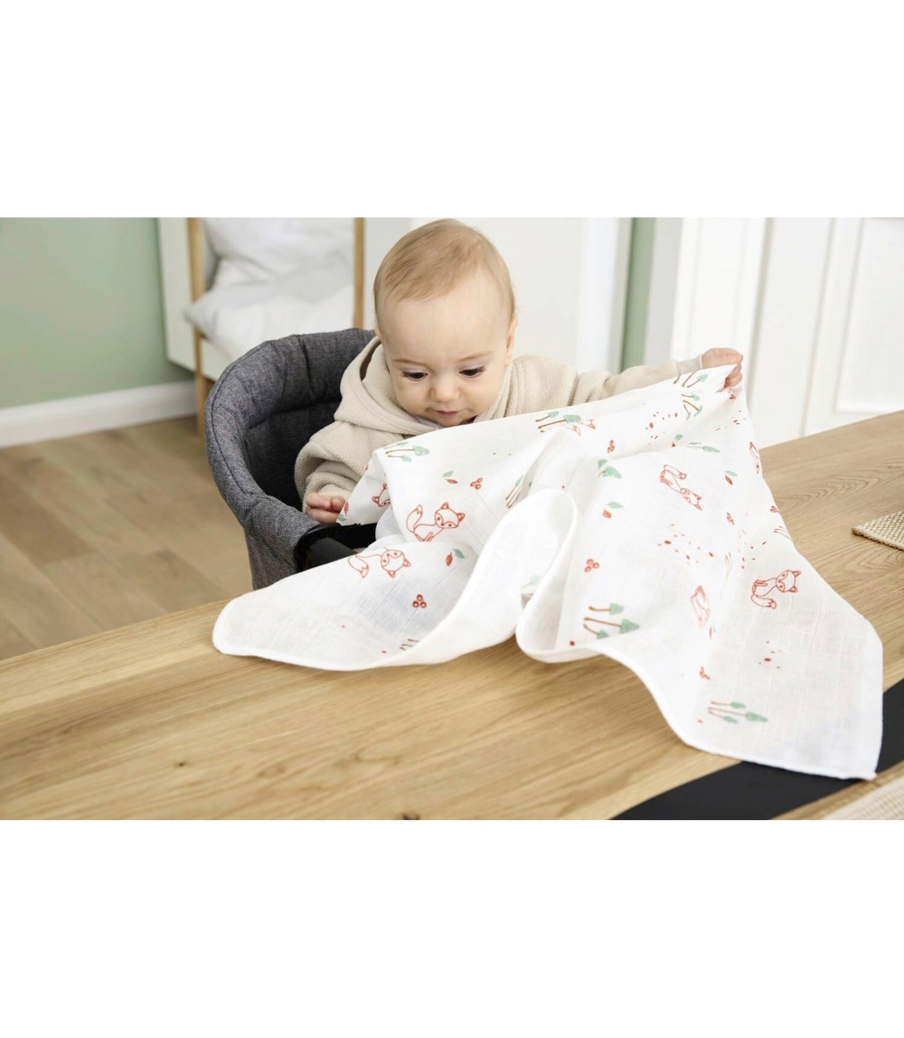 3er-Pack Mullwindeln 80x80 cm