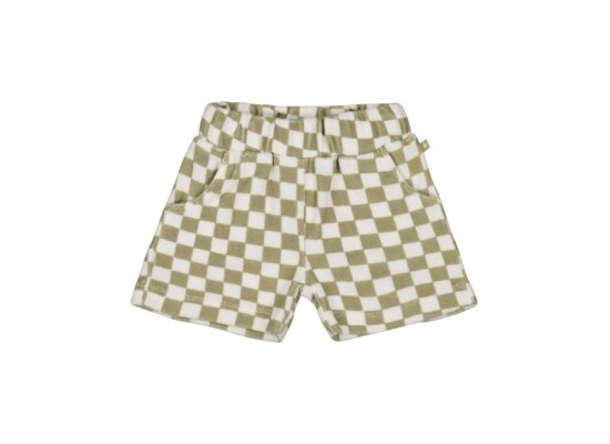 Frottee-Shorts Karo