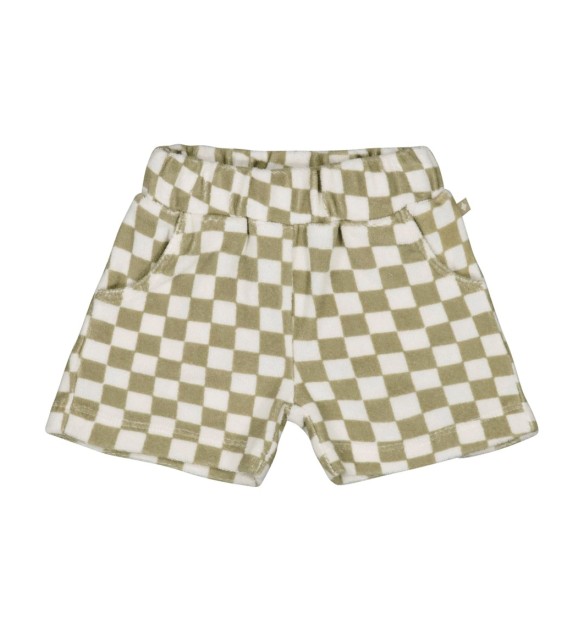 Frottee-Shorts Karo