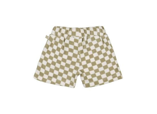 Frottee-Shorts Karo
