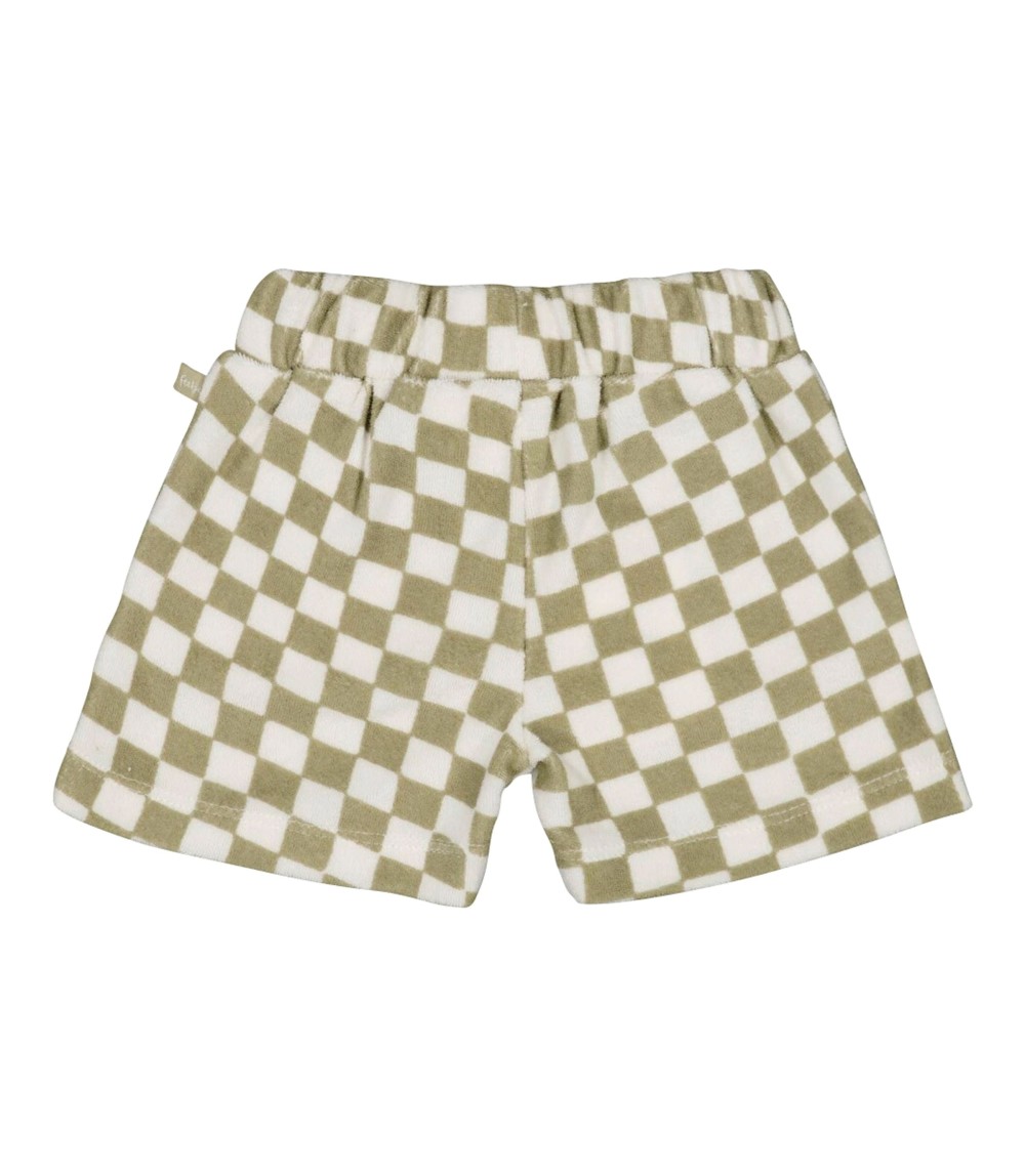 Frottee-Shorts Karo