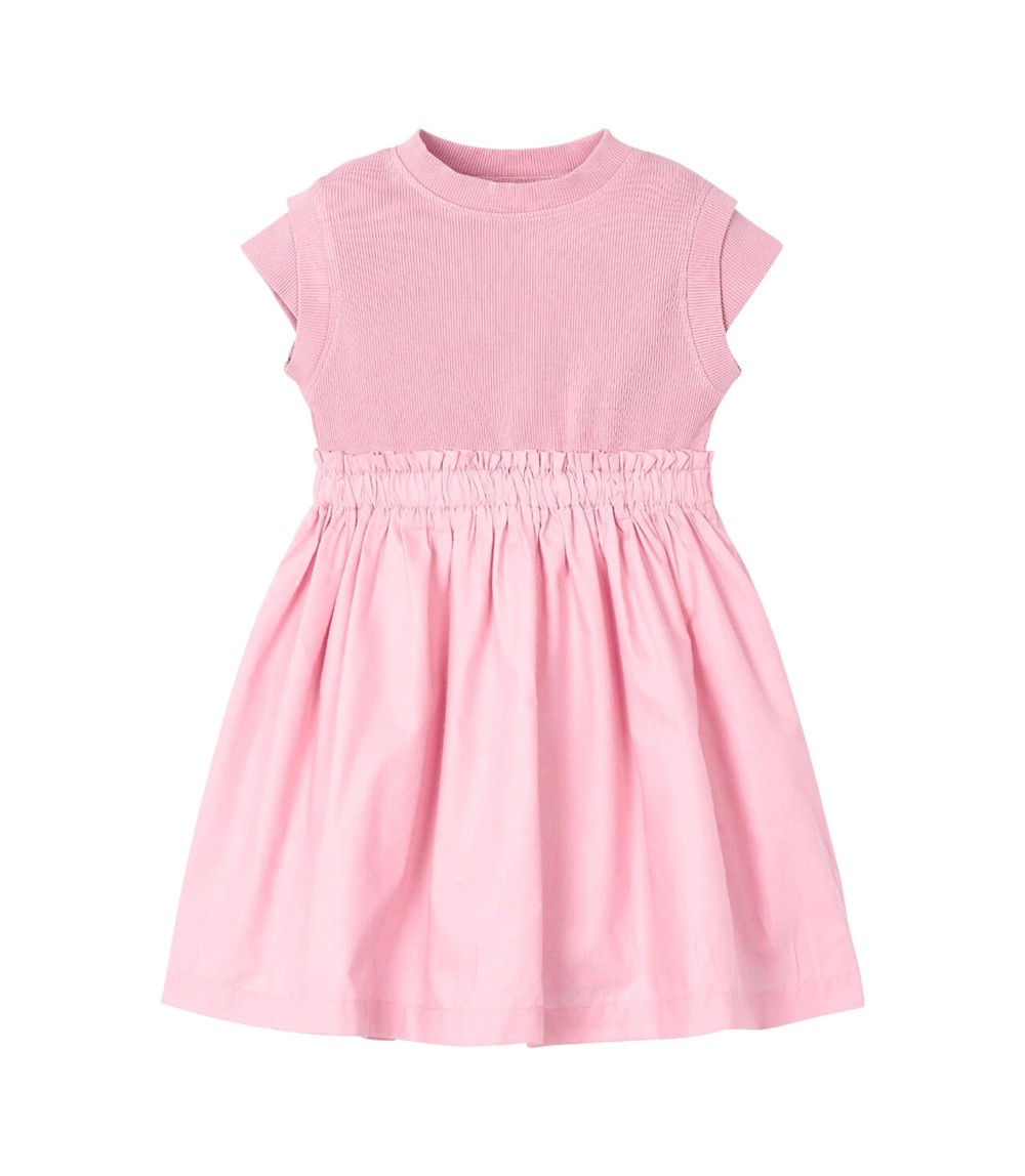 Kleid kurzarm Rippqualität