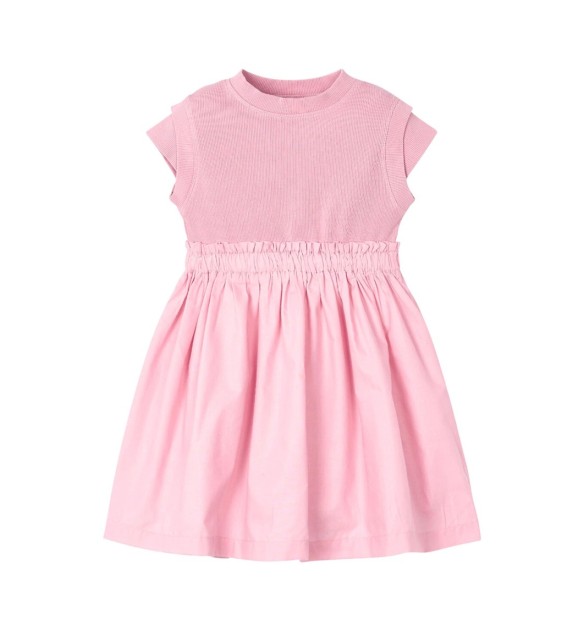 Kleid kurzarm Rippqualität