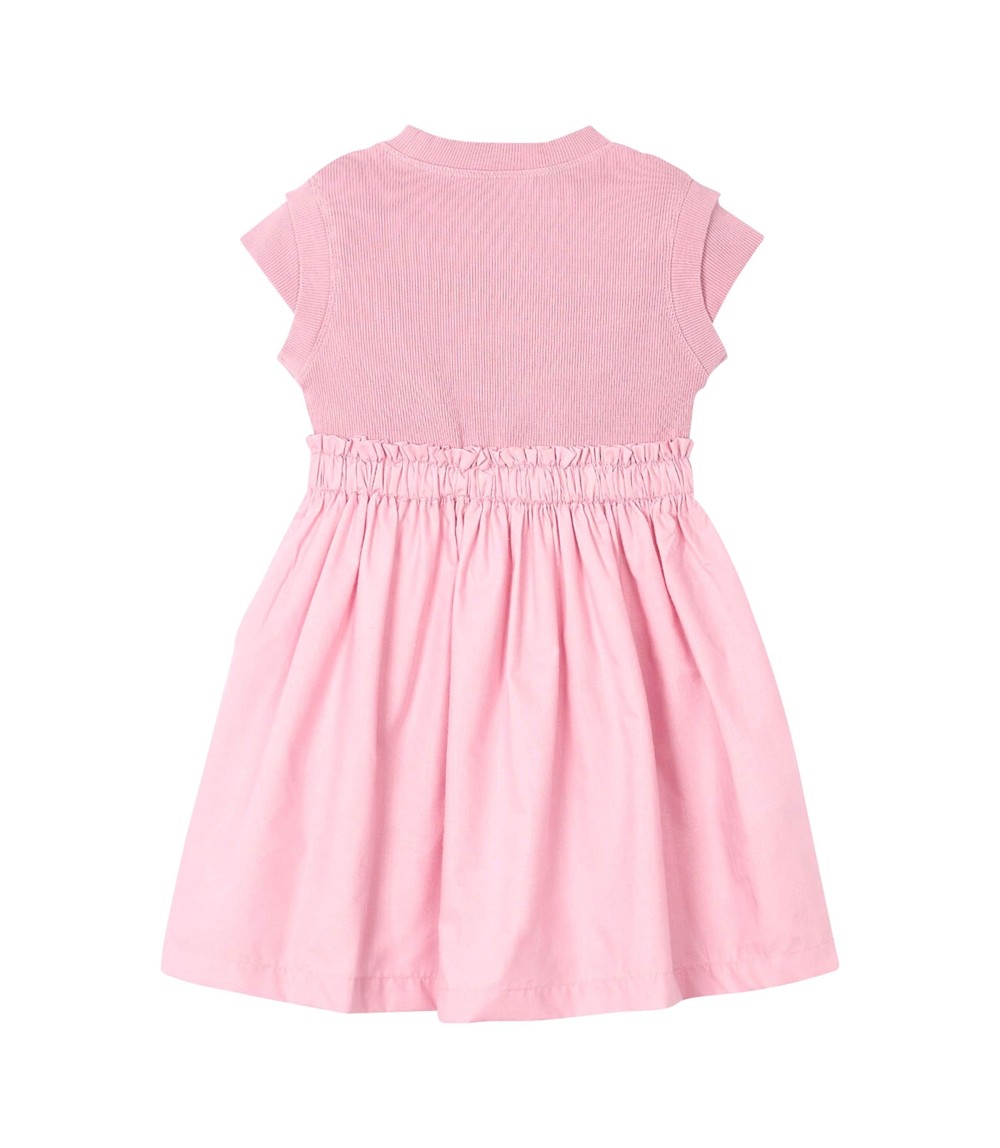 Kleid kurzarm Rippqualität