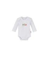 Body langarm personalisiert mit Namen