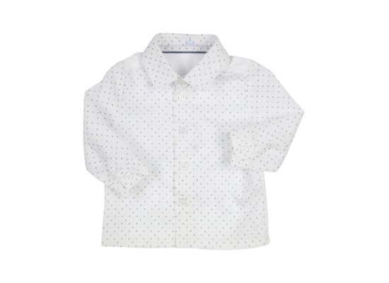 Jersey-Hemd langarm Punkte