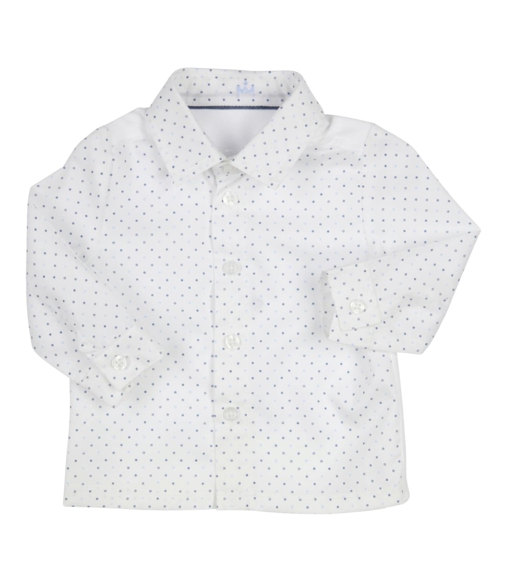 Jersey-Hemd langarm Punkte