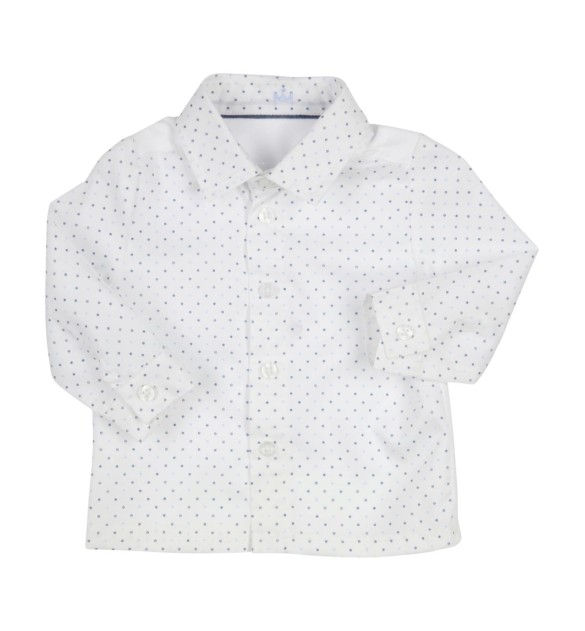 Jersey-Hemd langarm Punkte
