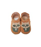 Krabbelschuhe Waschbär braun