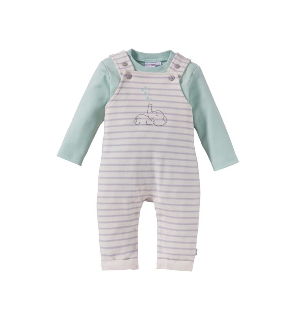 2-tlg. Set Latzhose mit Shirt Elefant