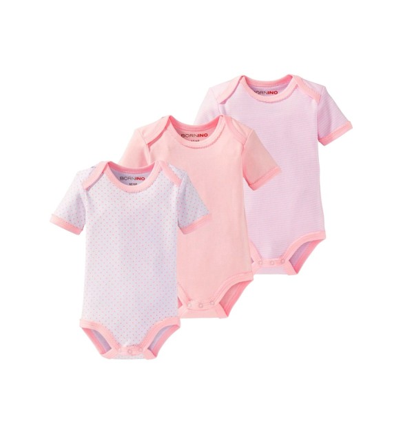 3er-Pack Bodys kurzarm