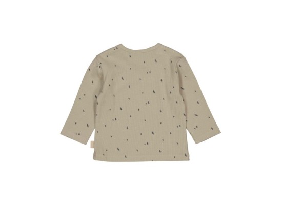 Shirt langarm Vögel Rippqualität