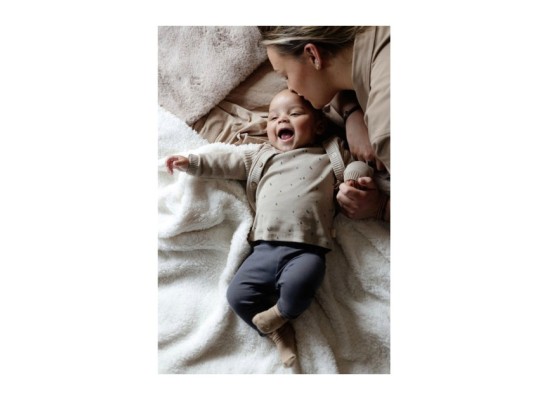 Shirt langarm Vögel Rippqualität