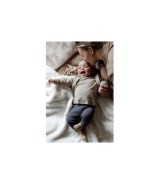 Shirt langarm Vögel Rippqualität