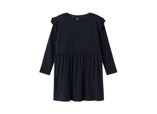 Kleid langarm Rippqualität